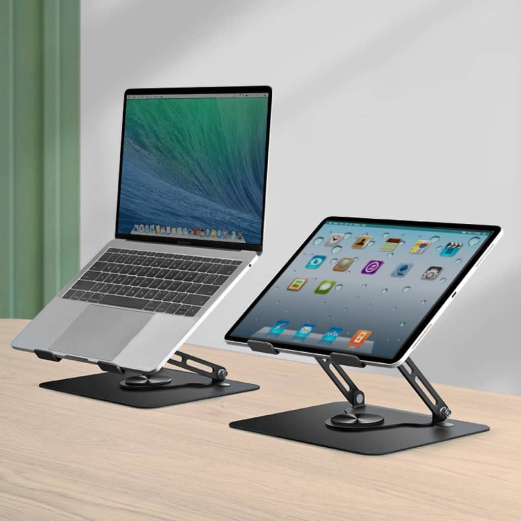 Giá đỡ Laptop/Macbook/Ipad/Tabblet Đế Xoay 360 độ Ergotek L234, Hợp Kim Thép Màu Trắng 2