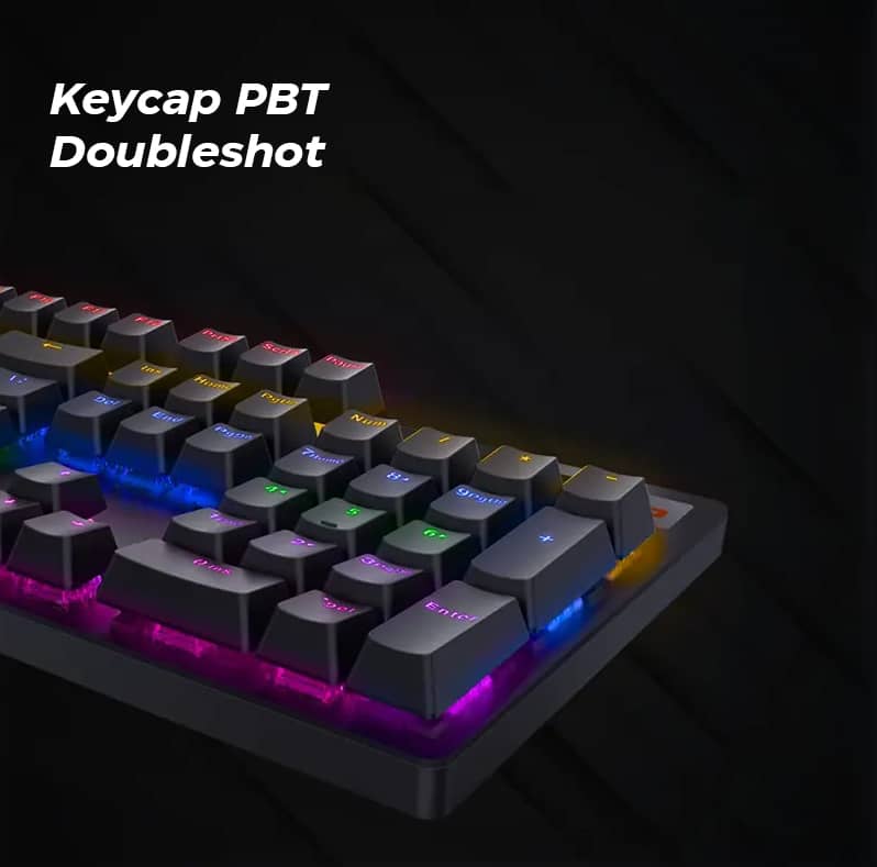 Bàn phím cơ gaming có dây Rapoo V500 Pro Black 5