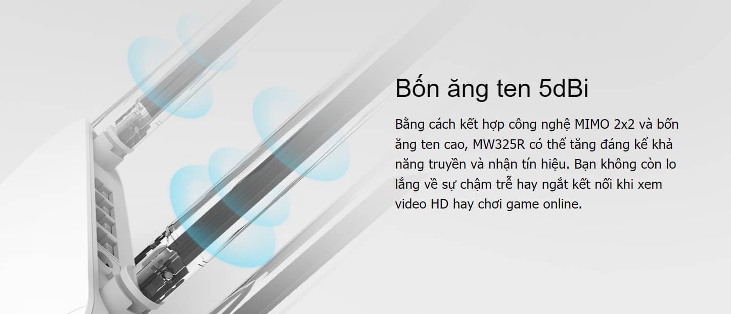 Bộ Phát Wifi Mercusys MW325R Chuẩn Tốc Độ 300Mbps