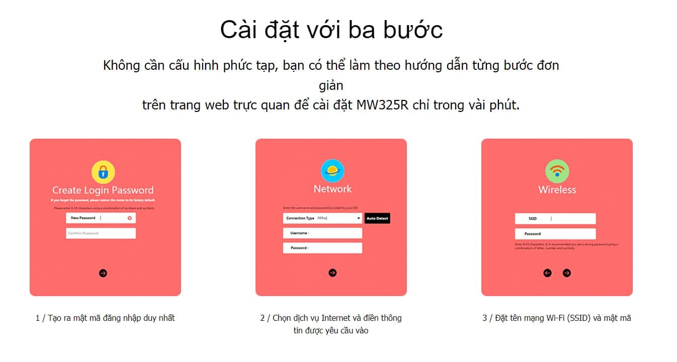 Bộ Phát Wifi Mercusys MW325R Chuẩn Tốc Độ 300Mbps