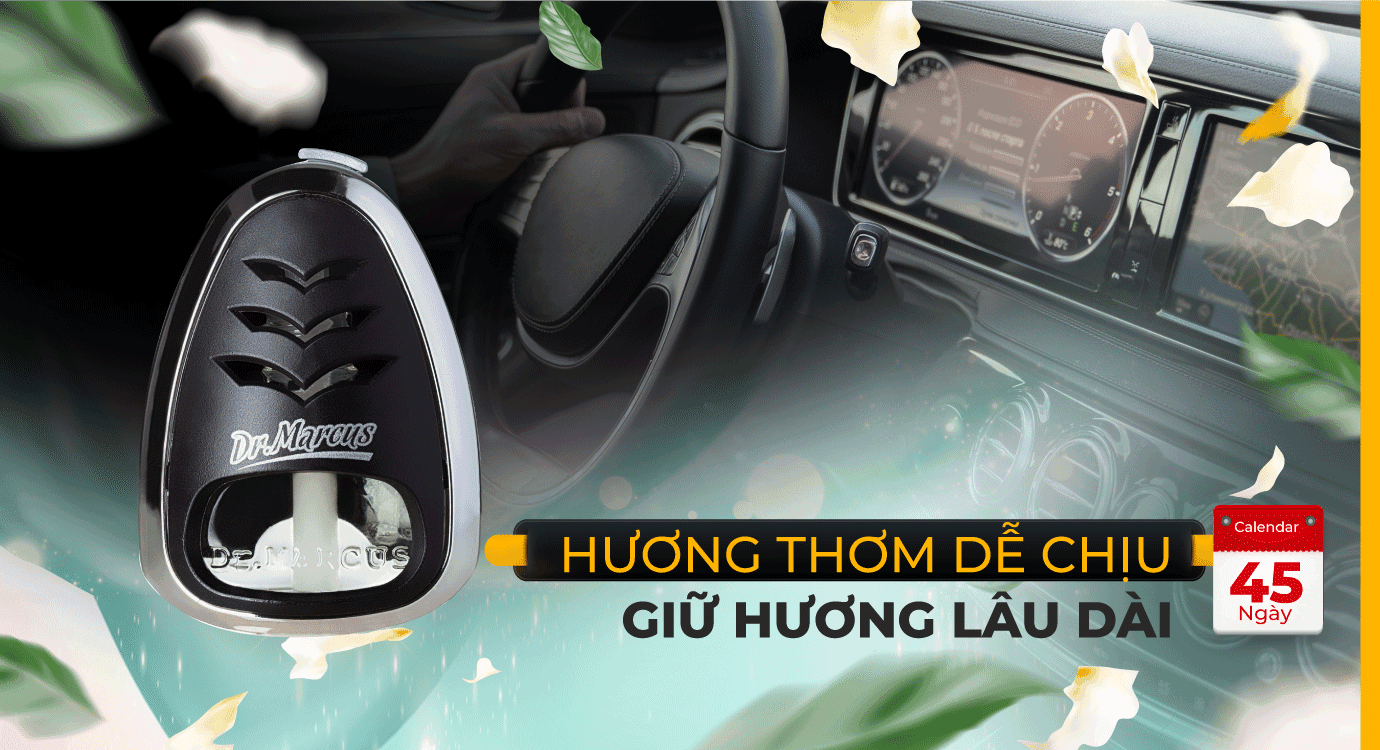 Nước hoa kẹp cửa gió DR.MARCUS SPEAKER 8ml - Hương New Car