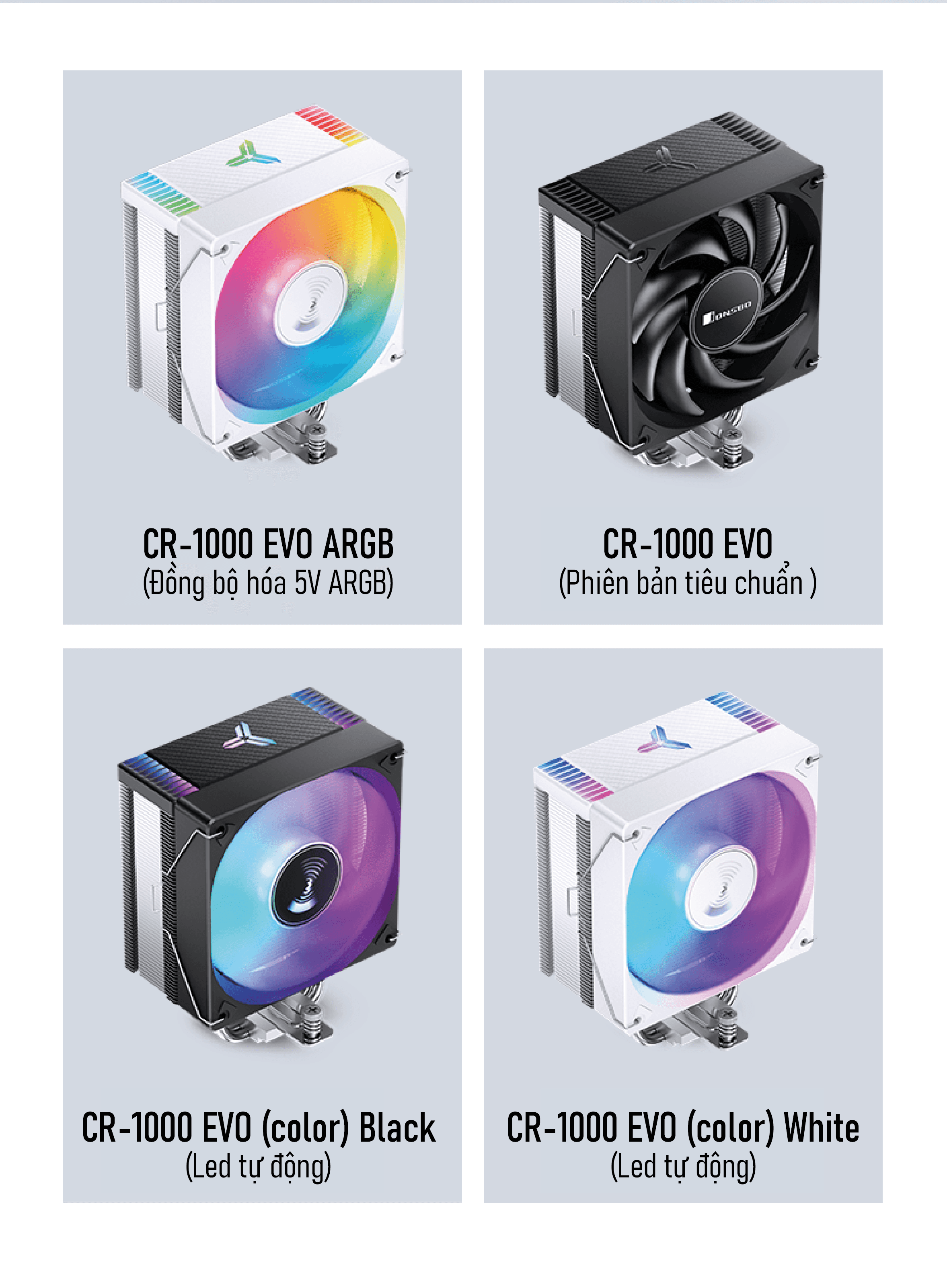 Tản Nhiệt Khí Jonsbo CR-1000 EVO ARGB Black