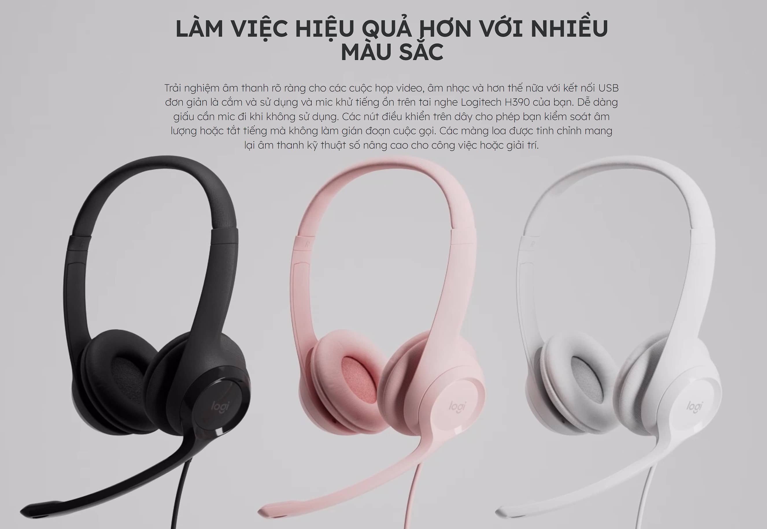 Tai Nghe Logitech H390