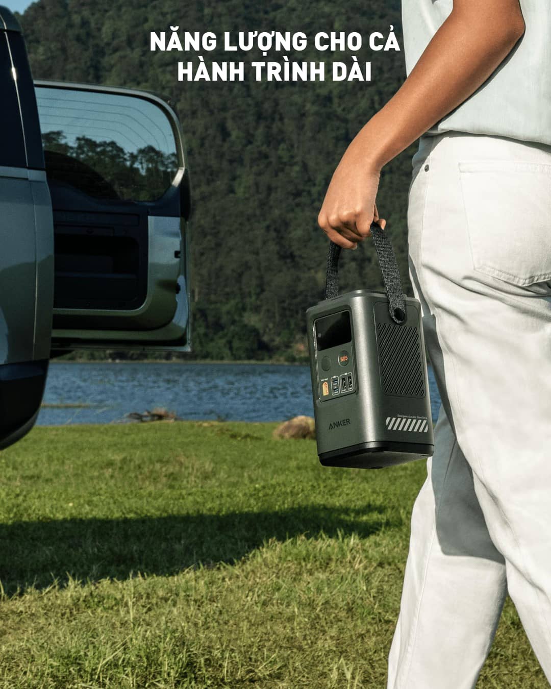 Trạm sạc dự phòng Anker 548 - A1294 - 60.000mAh - Màu đen