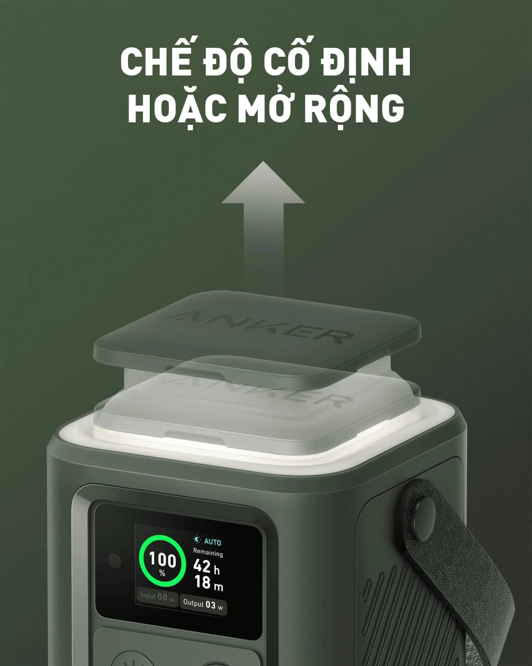 Trạm sạc dự phòng Anker 548 - A1294 - 60.000mAh - Màu đen