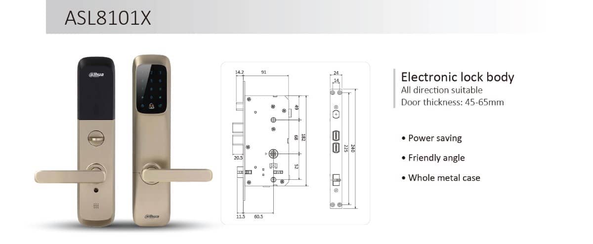 Khóa cửa thông minh Dahua DHI-ASL8101R 1