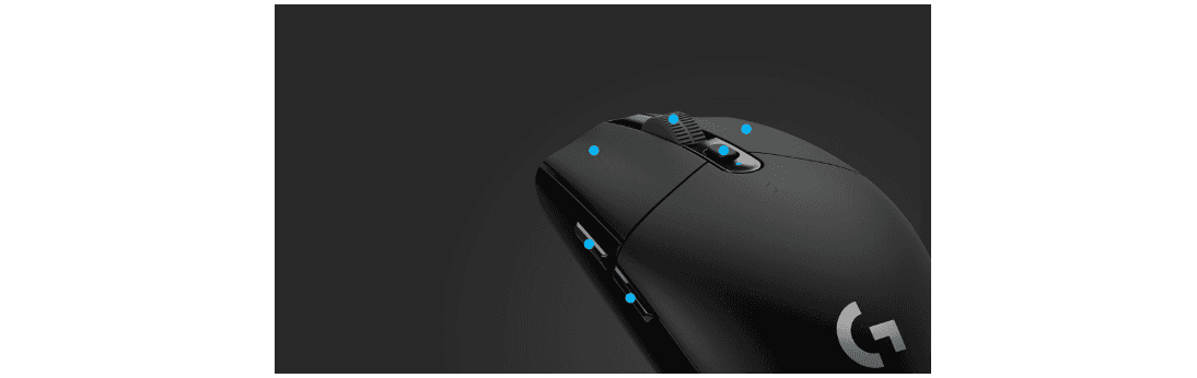Chuột chơi game Logitech G304 Light Speed Wireless Gaming có thể lập trình các nút bấm