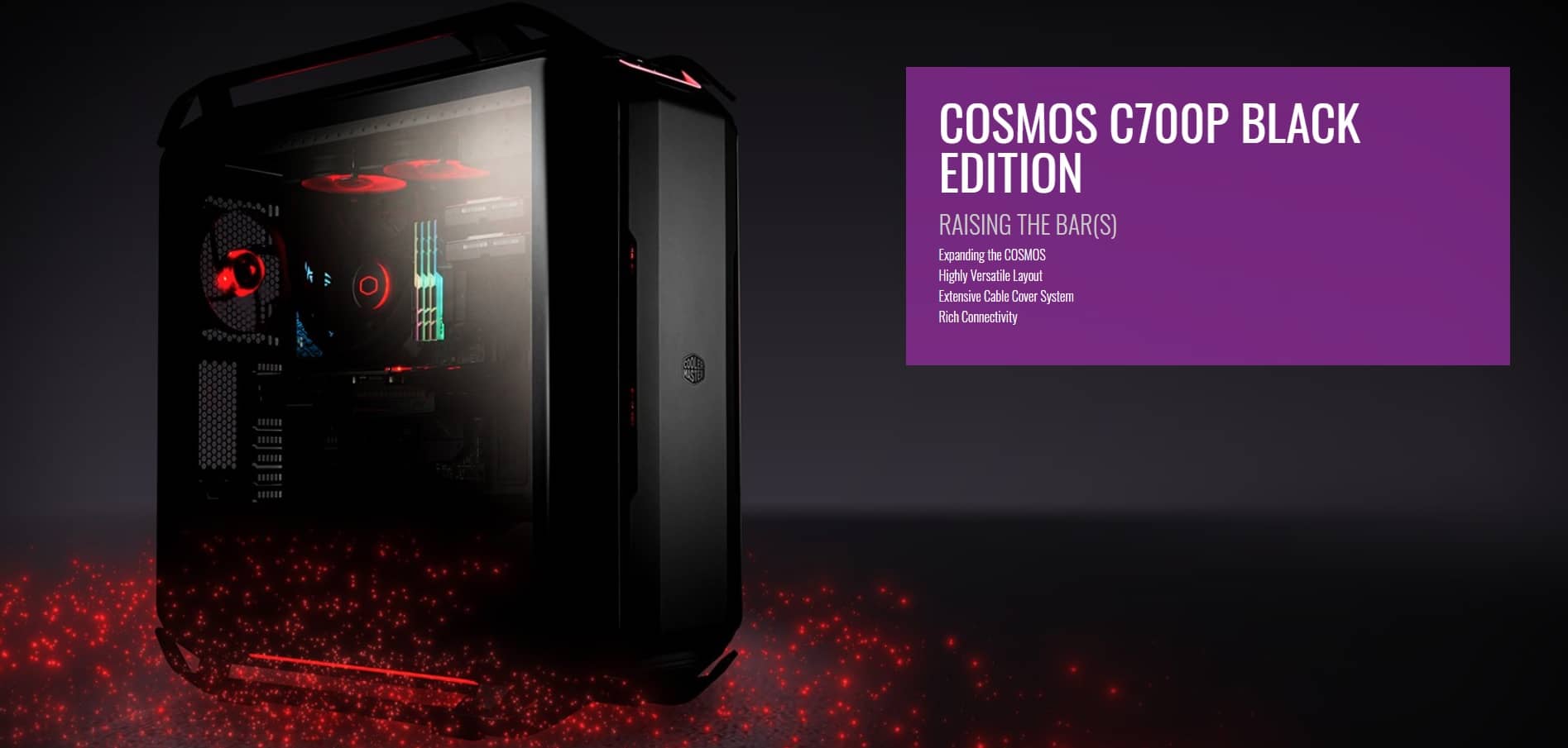 Case Cooler Master Cosmos C700P Black Edition (Mid Tower/Màu Đen) giới thiệu 2