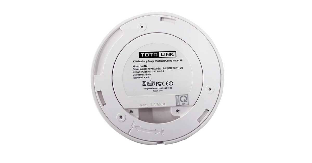 Router wifi ốp trần Totolink N9 - V2 Wireless N300Mbps 3
