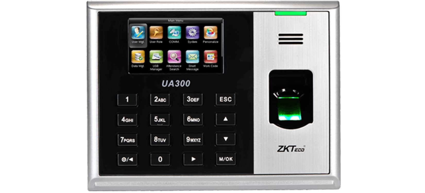 Máy chấm công vân tay và thẻ ZKTeco UA300_1