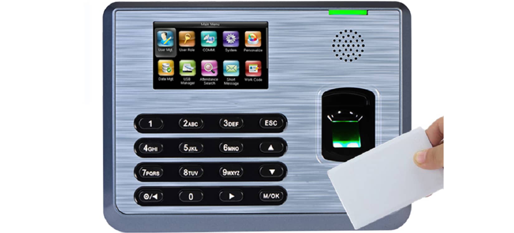 Thẻ từ Máy chấm công vân tay và thẻ ZKTeco TX628