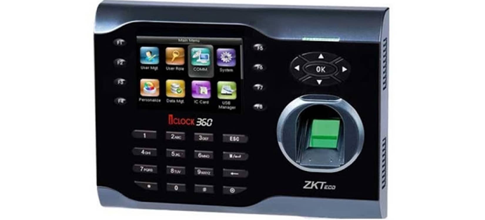 Máy chấm công vân tay và thẻ ZKTeco Iclock 360_1