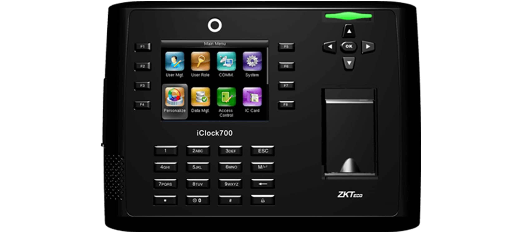 Máy chấm công vân tay và thẻ ZKTeco Iclock 700-1