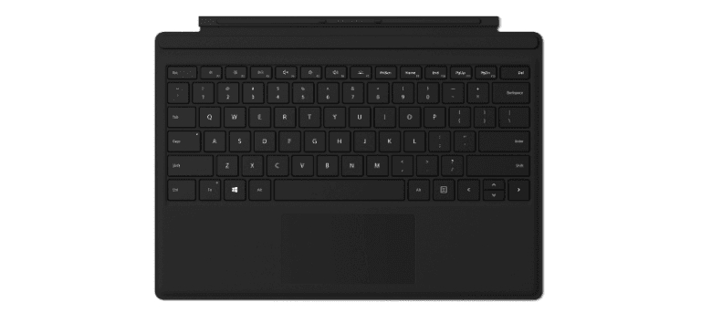 Bàn phím máy tính bảng Surface Pro Bạc sử dụng chất liệu vô cùng cao cấp