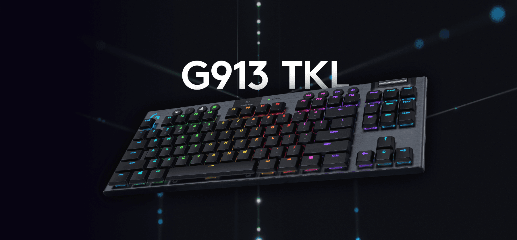 Giới thiệu Bàn phím Logitech G913 TKL Lightspeed Wireless RGB Red switch