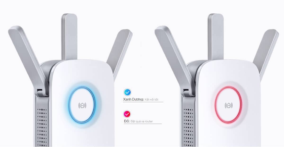 Bộ Mở Rộng Sóng Wi-Fi TP-Link RE450 AC1750Mbps 4