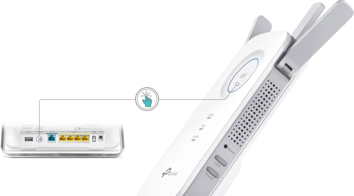 Bộ Mở Rộng Sóng Wi-Fi TP-Link RE450 AC1750Mbps 3