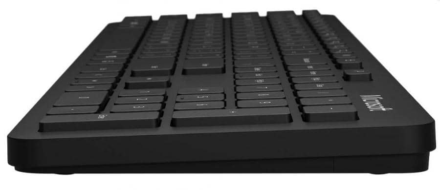 Bàn phím không dây Microsoft Atom Bluetooth (màu đen) (QSZ-00017) có kết nối không dây tiện lợi