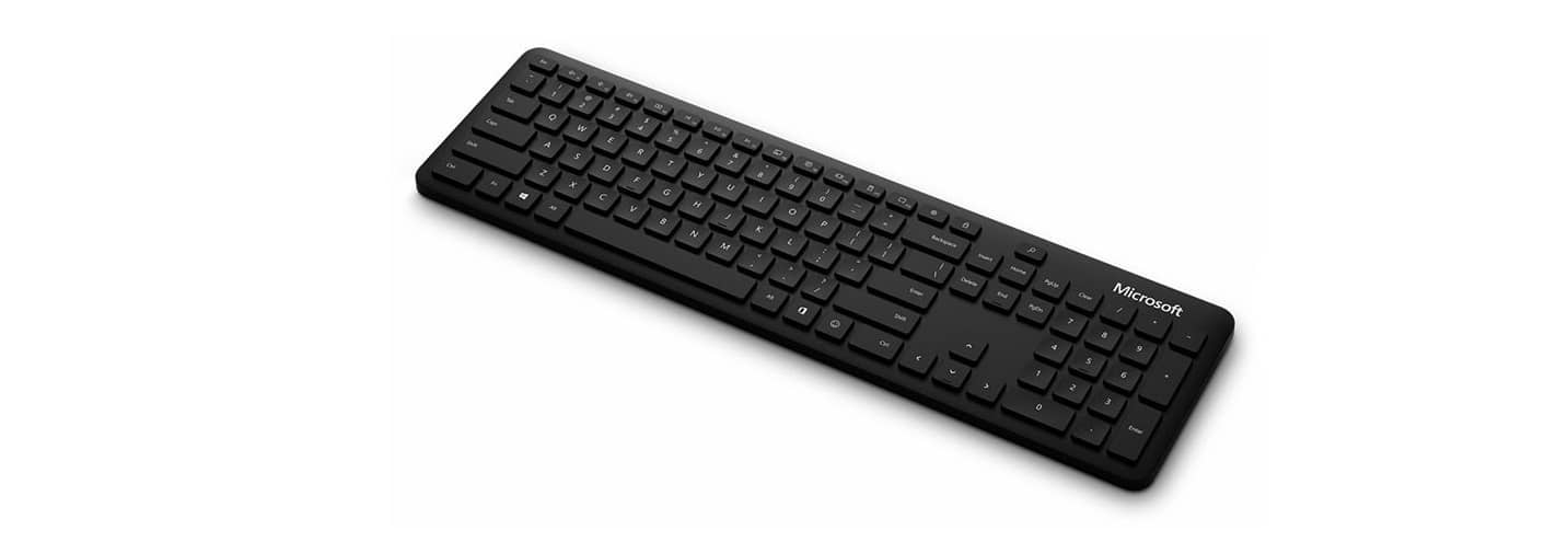 Bộ bàn phím chuột không dây Microsoft Bluetooth (màu đen) (QHG-00017) có thể kết nối nhanh với window