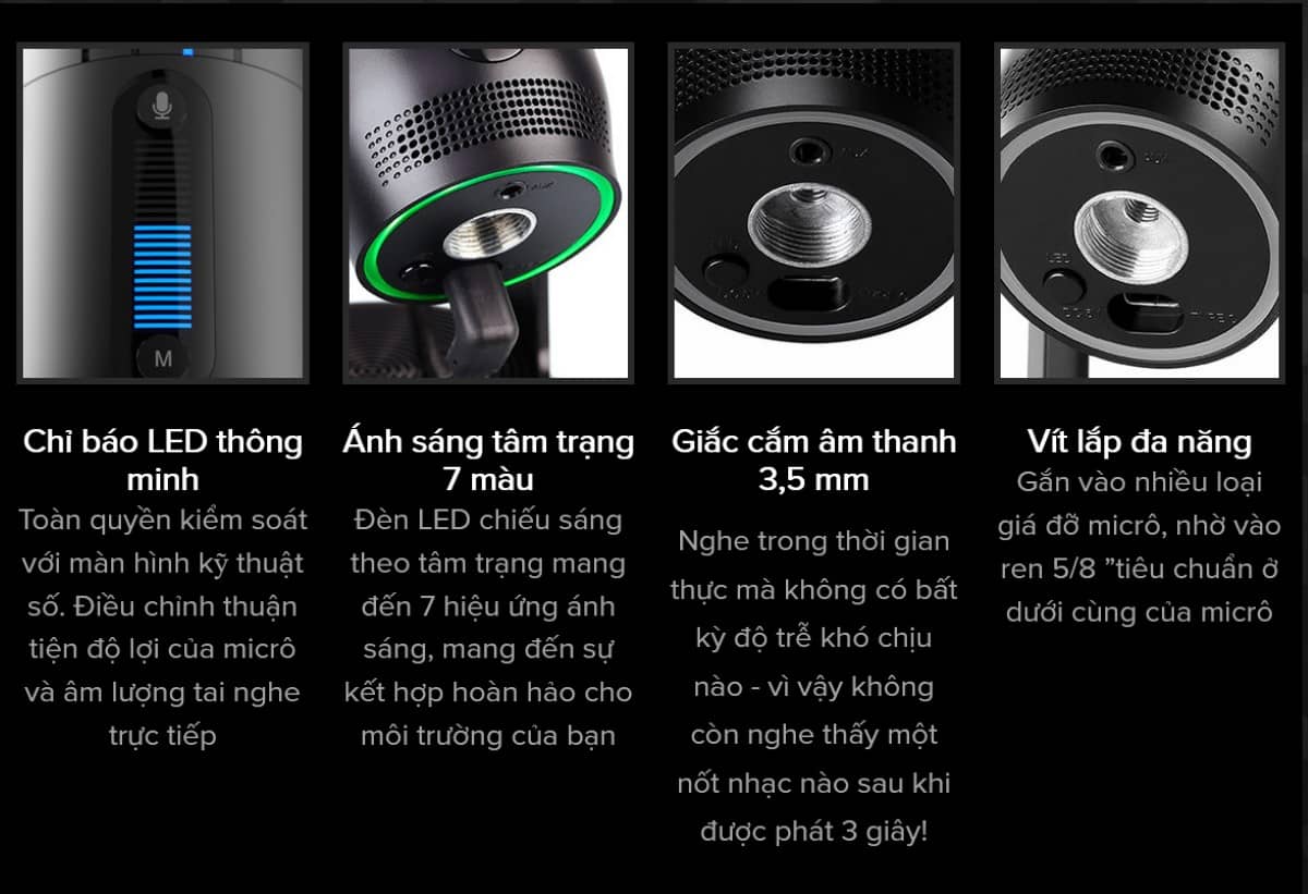 Bộ Microphone Thronmax Mdrill one Pro Studio KIT 2