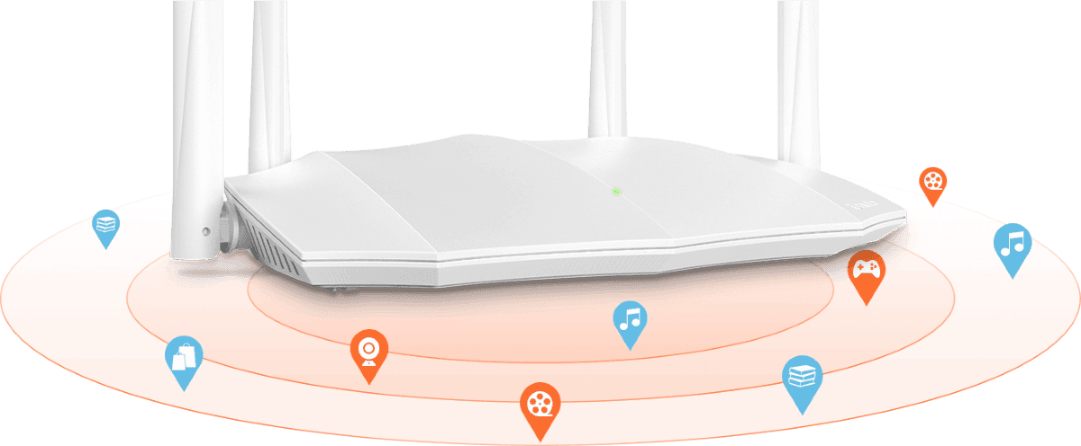 Bộ phát wifi Tenda AC5 V3 chuẩn AC1200Mbps 3