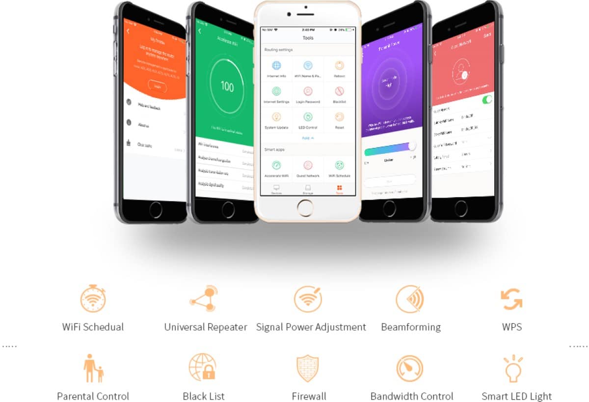 Bộ phát wifi Tenda AC10 Tộc độ AC1200Mbps 4