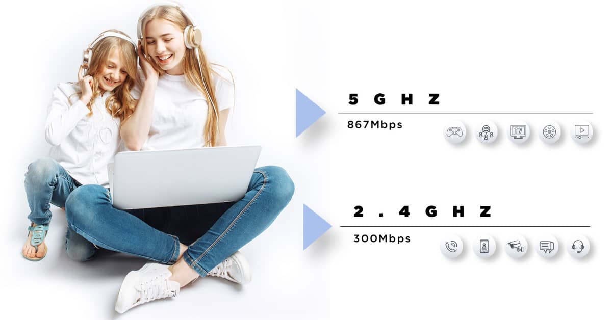 Bộ phát wifi Totolink A720R chuẩn AC1200 1