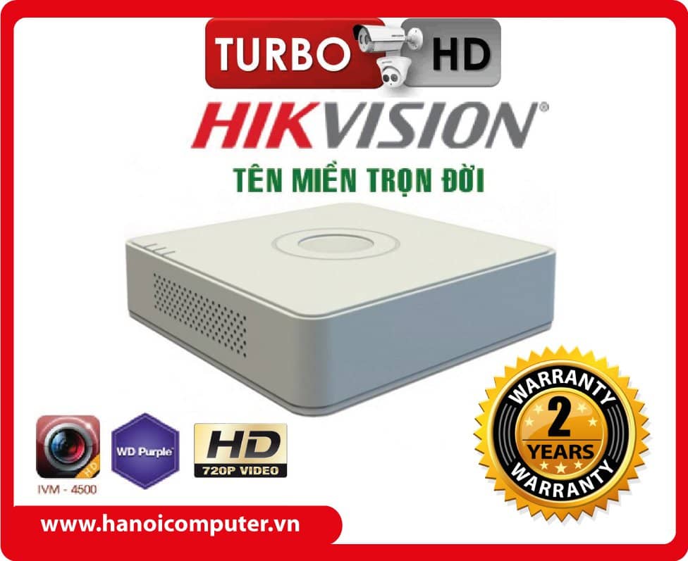 Đầu ghi 8 kênh TVI Hikvision DS-7108HGHI -F1/N