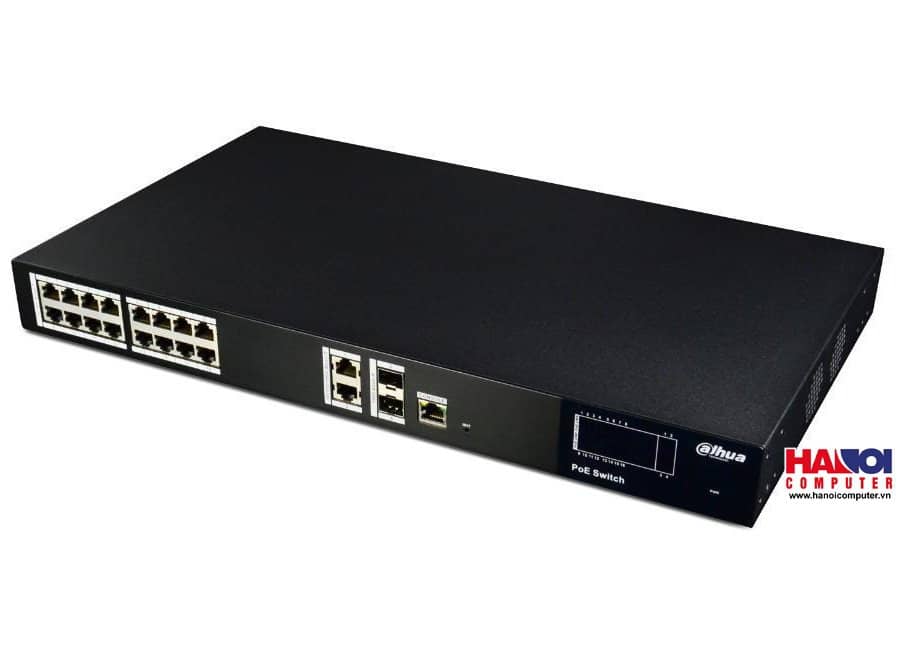 Switch POE Dahua 16P PFS4218-16ET-190 PoE, PoE+, Hi-PoE 1