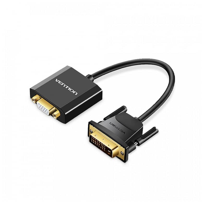 Cáp chuyển đổi từ DVI (24+1) sang VGA Vention EBABB 15cm