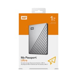 Ổ Cứng Di Động WD My PassPort Ultra Silver 1TB màu bạc 2.5 inch WDBC3C0010BSL-WESN