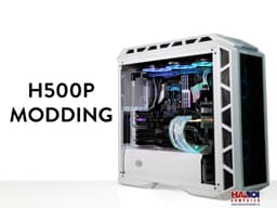 Trọn bộ tản nhiệt nước PC CoolerMaster H500P White Mesh HT-43 TRINITY (Lắp ráp theo yêu cầu)