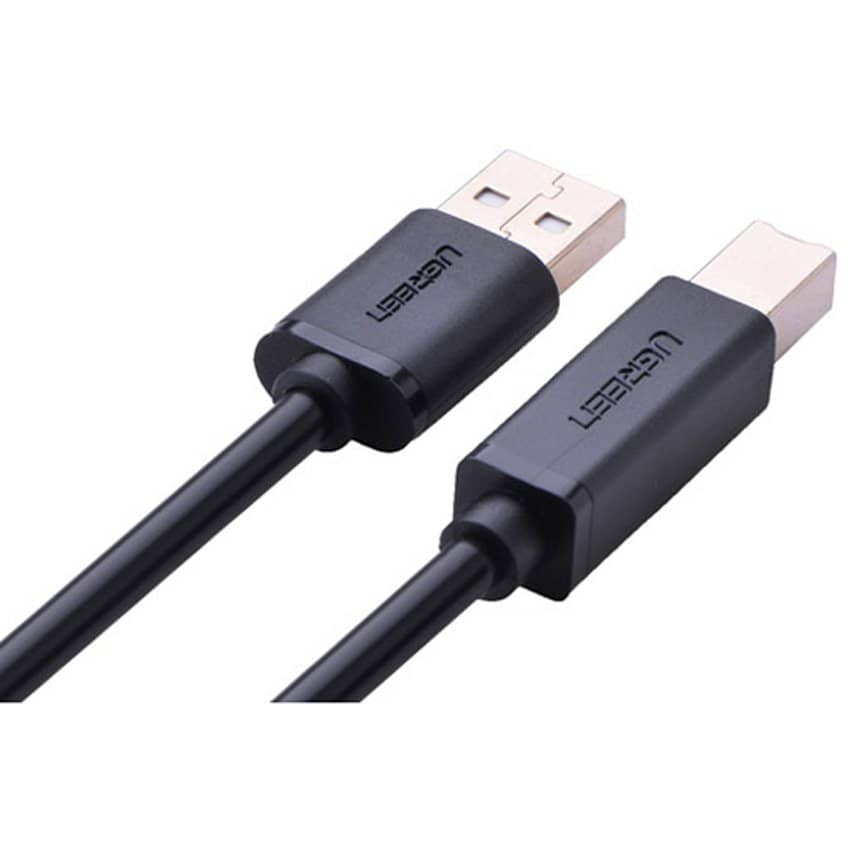 Cáp máy in 5m Ugreen 10352 USB 2.0 - Đầu mạ vàng 2