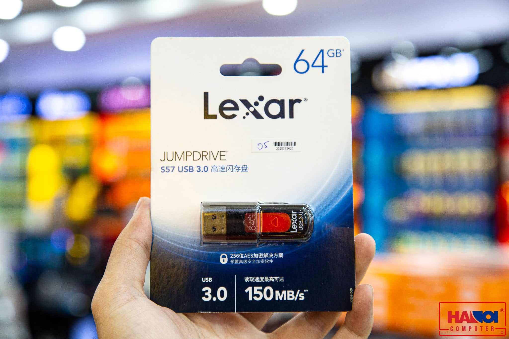 USB 64GB 3.0 Lexar S57 - LJDS57-64GABRECN