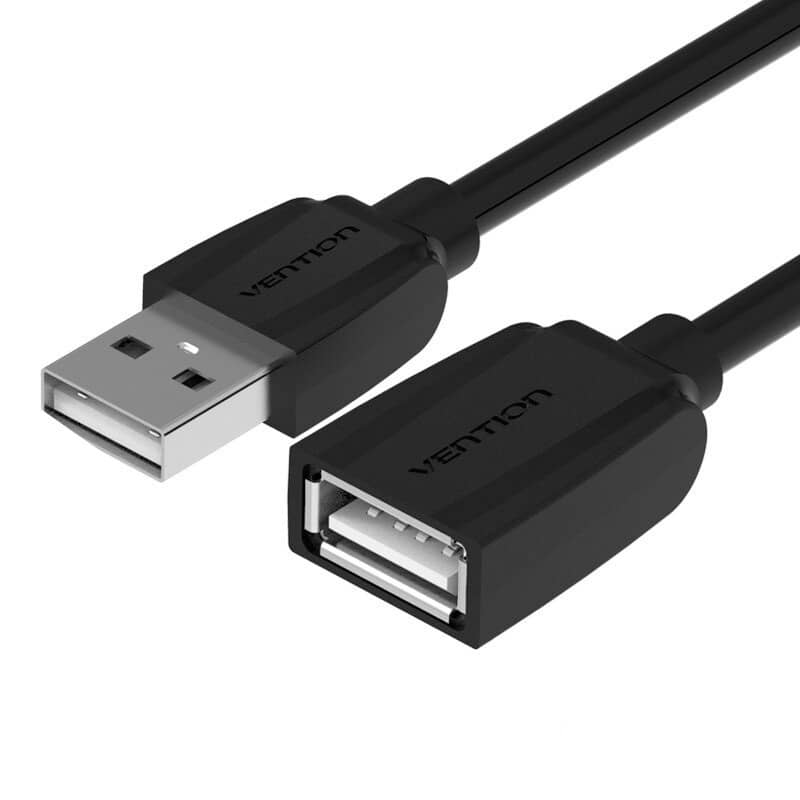 Cáp USB 2.0 nối dài 1.5m Vention VAS-A44-B150 Black