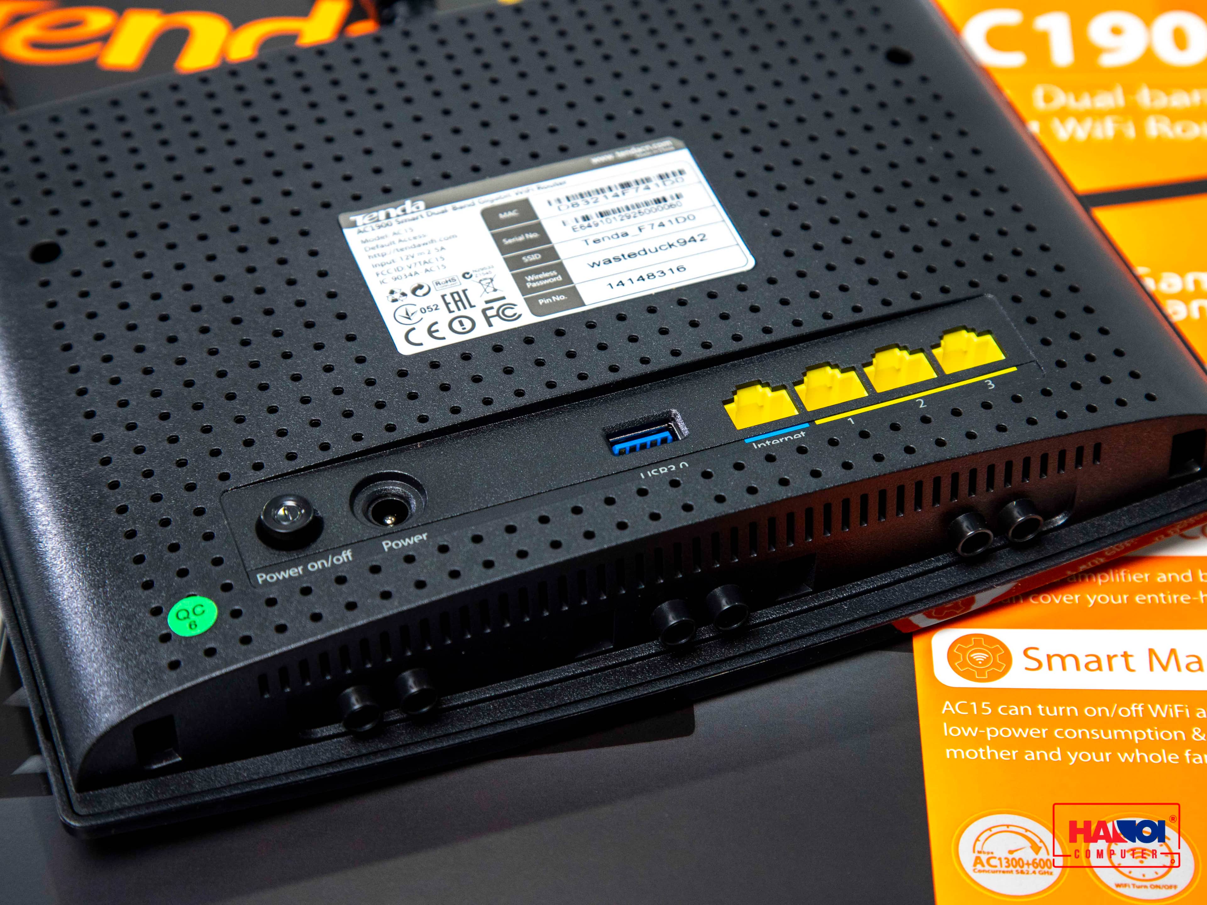 Bộ phát wifi Tenda AC15 Chuẩn AC1900Mbps ảnh 3