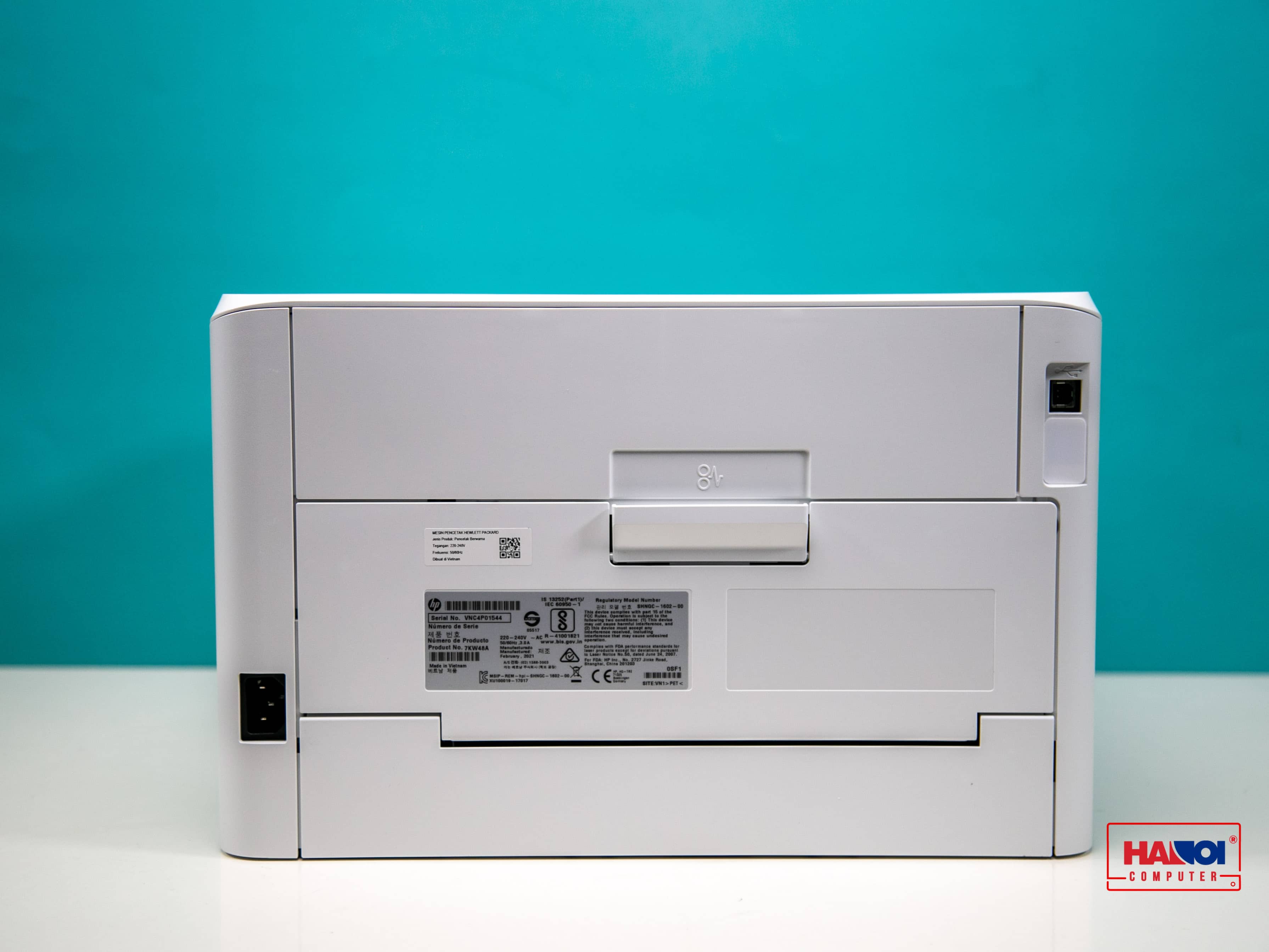 Kết nối Cạnh phải Máy in màu HP Color LaserJet Pro M155a