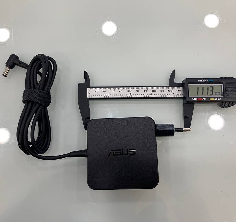 Sạc Laptop Asus 19V - 3.42A chân thường 5.5mm x 2.5mm, củ vuông 3
