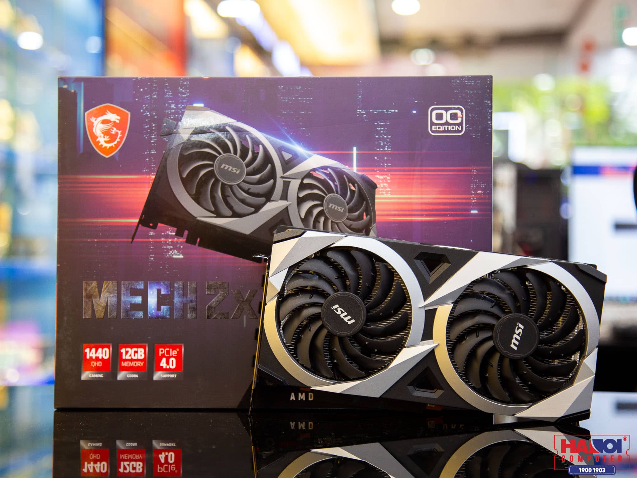 Card màn hình MSI RX 6700 XT MECH 2X 12GB OC