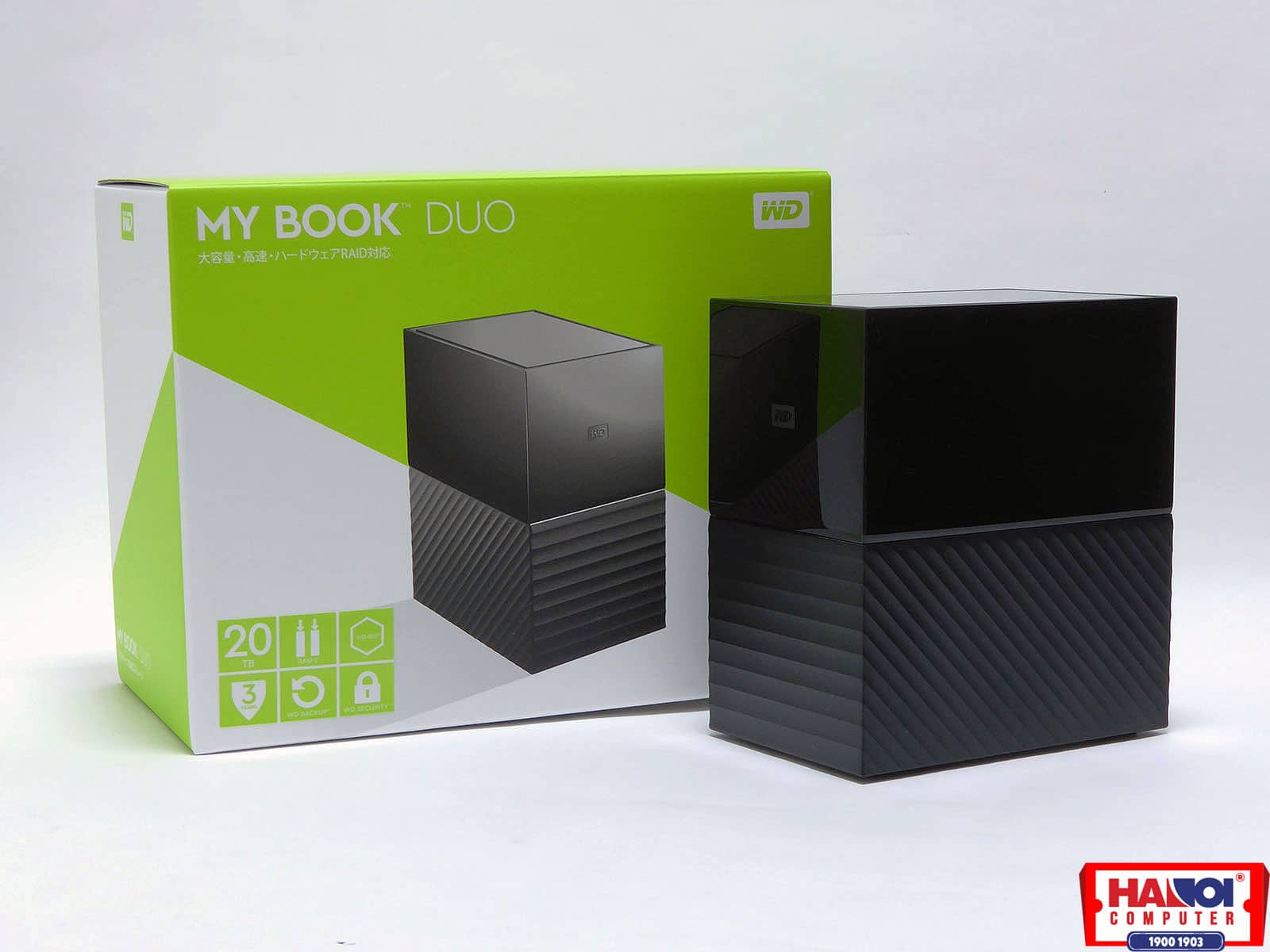 Ổ cứng gắn ngoài 24TB WD MY BOOK DUO 3.5 inch - WDBFBE0240JBK-SESN