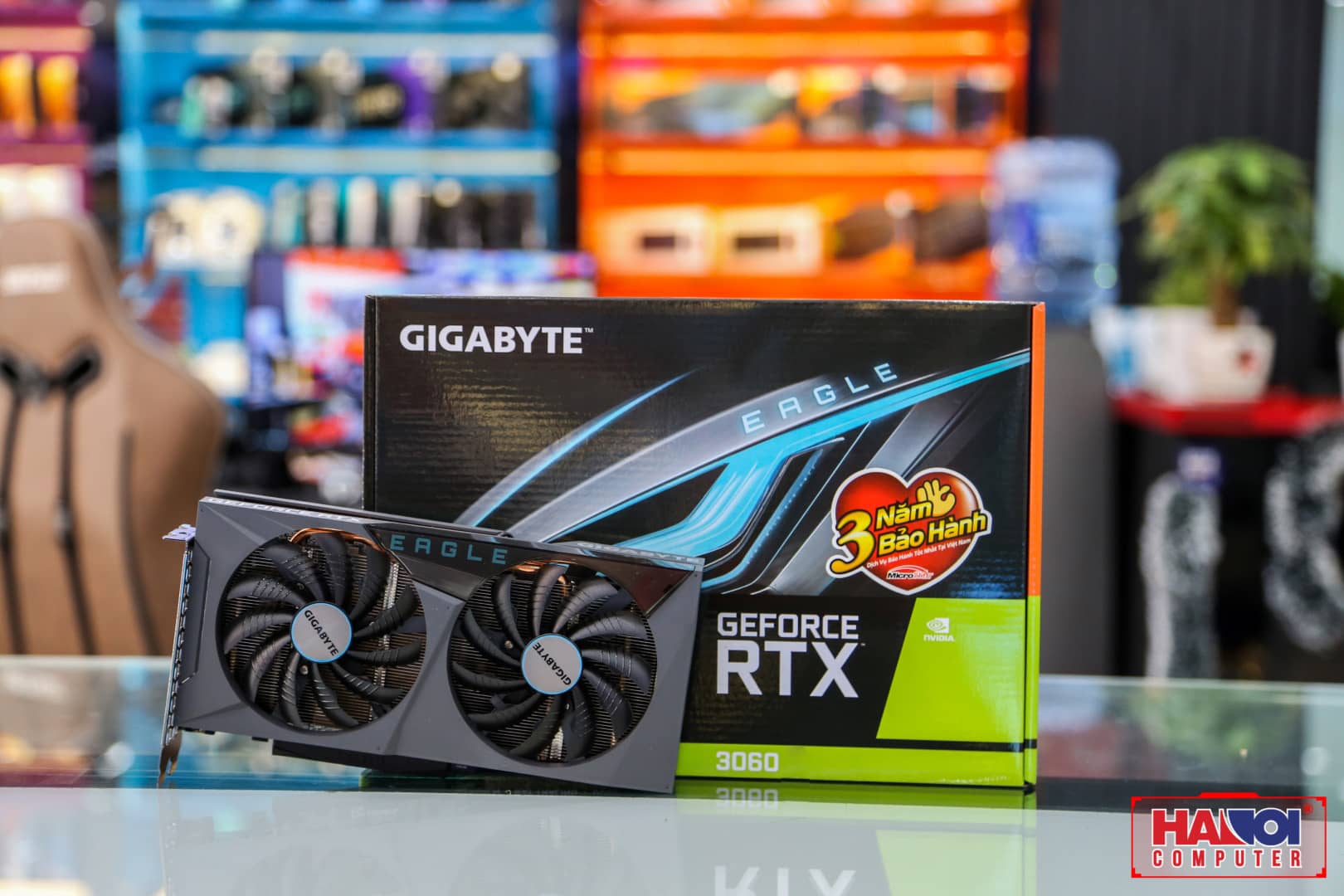 Card màn hình Gigabyte RTX 3060 Ti EAGLE-8GD-V2