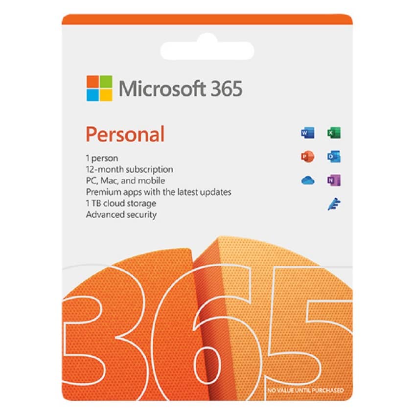 Phần mềm Microsoft 365 Personal English APAC EM Subscr 1YR Medialess P8 ảnh 1