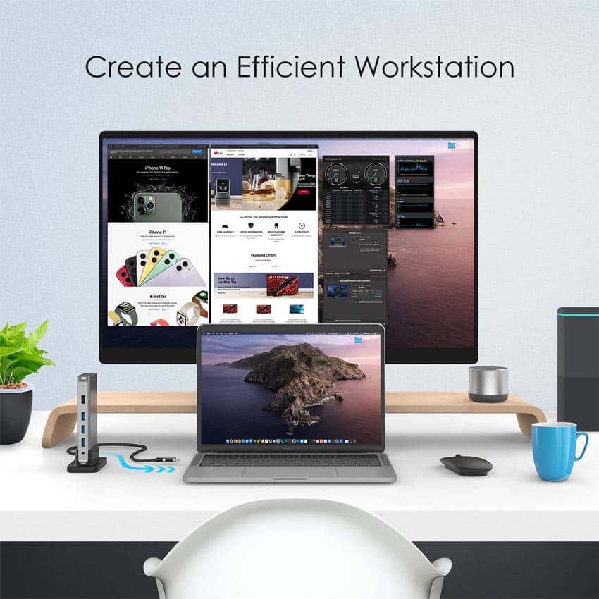 Bộ chuyển đổi Type C 9 trong 1 Lention D53HEA2