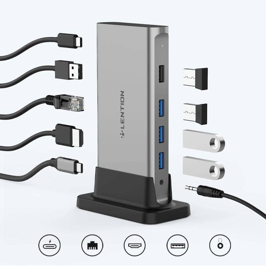 Bộ chuyển đổi Type C 9 trong 1 Lention D53HEA3