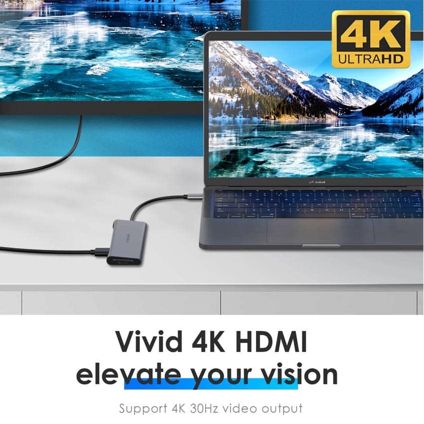 Bộ chuyển đổi Type C 7 trong 1 C36bHCR2