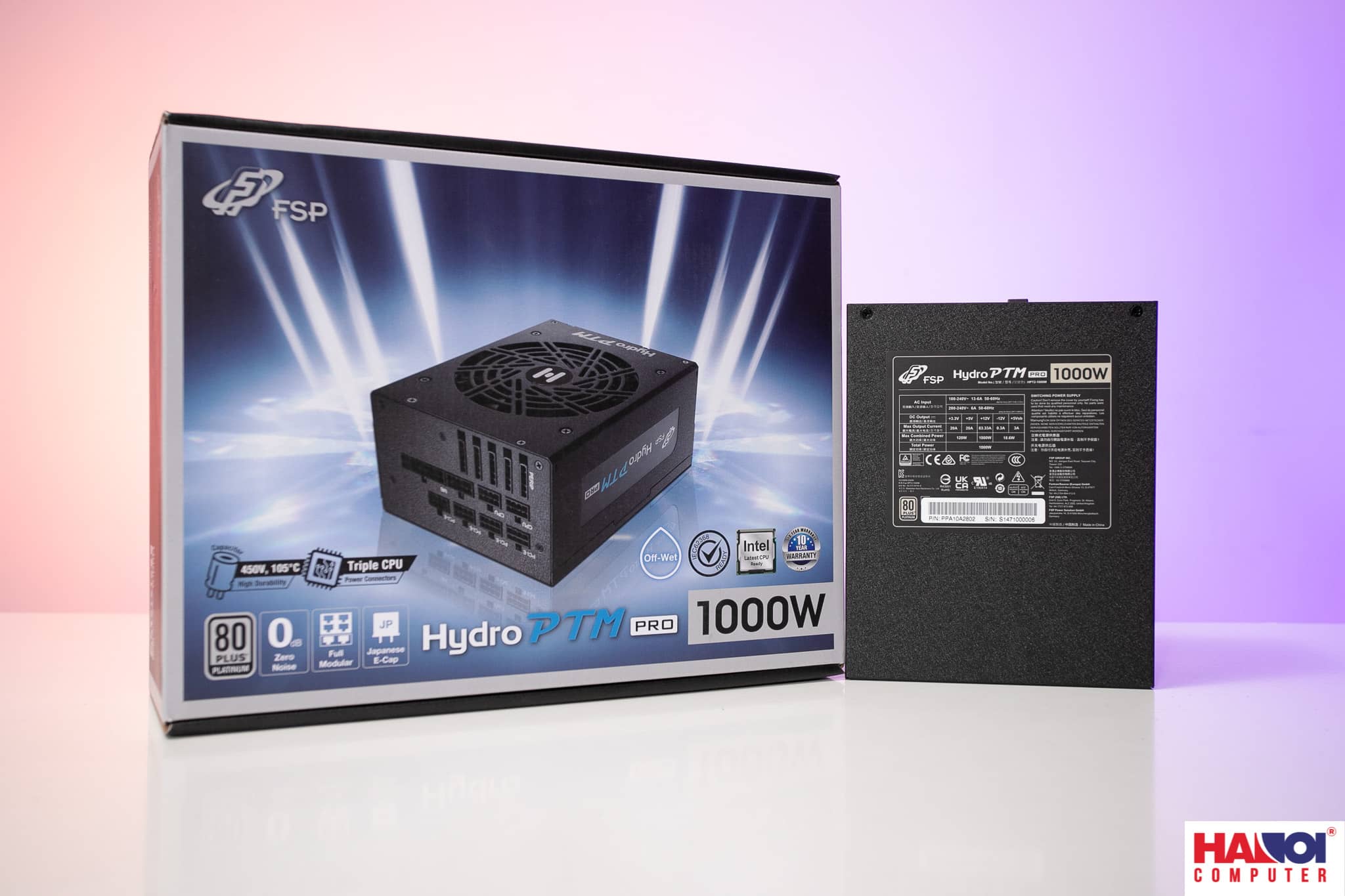 Nguồn FSP Power Supply Model HPT2-1000M / PPA10A2802 1000W ( 80 Plus Platinum/ Màu Đen)