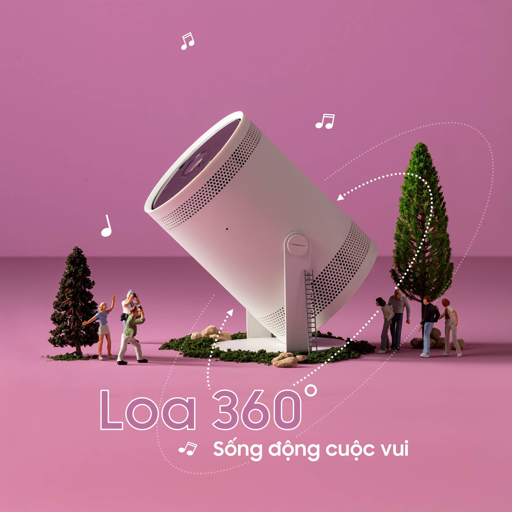 Máy chiếu mini Samsung The Freestyle 100inch 2