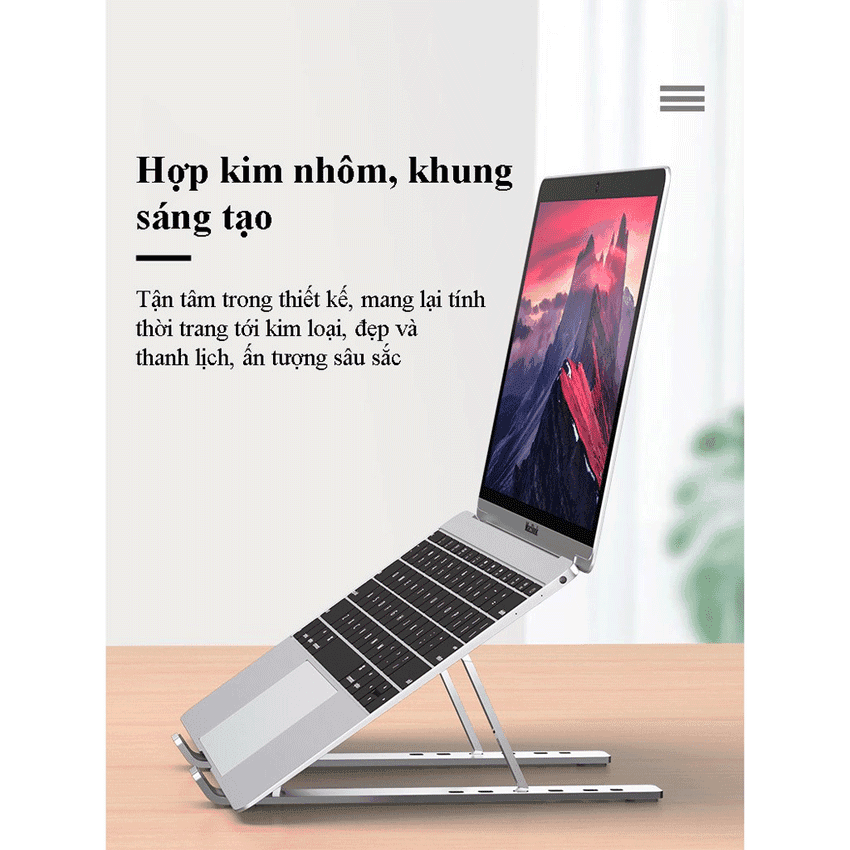 Giá đỡ laptop, Macbook Pisen V1 Alloy