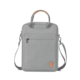 Túi đeo dọc WiWU Alpha Vertical Double Layer cho laptop,macbook, Ipad, máy tính bảng 13inch màu xám