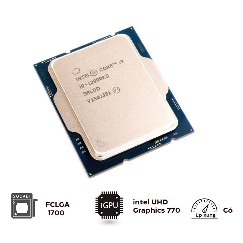 CPU Intel Core i9-12900KS (5.2GHz turbo up to 5.5Ghz, 16 nhân 24 luồng, 30MB Cache, 150W) - Socket Intel LGA 1700Alder Lake)
